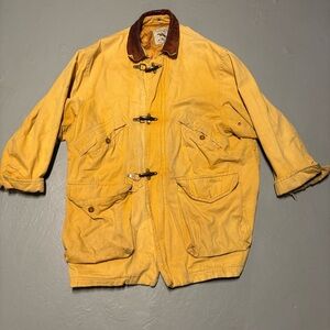 M. Julian hunting canvas distressed cargo coat size medium